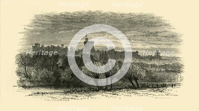 'Windsor Castle from the Provost's Lodge at Eton', 1911. Creator: Unknown.