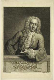 J. Burmannus, n.d. Creator: Jacobus Houbraken.