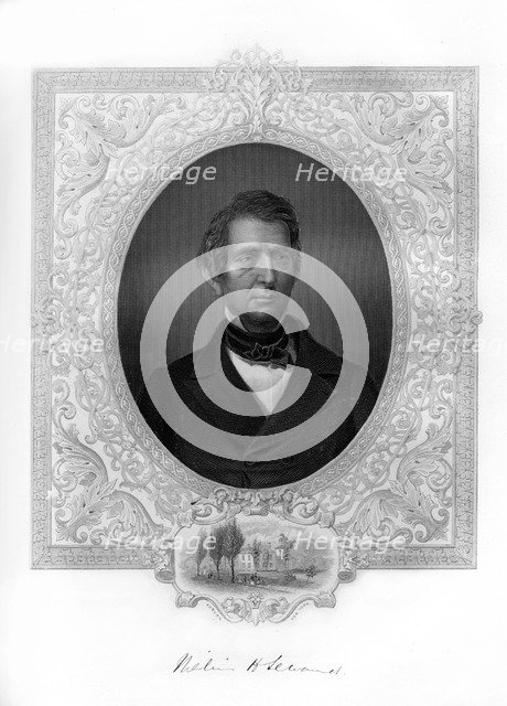 William Henry Seward, US Secretary of State under Lincoln and Johnson, 1862-1867. Artist: Unknown