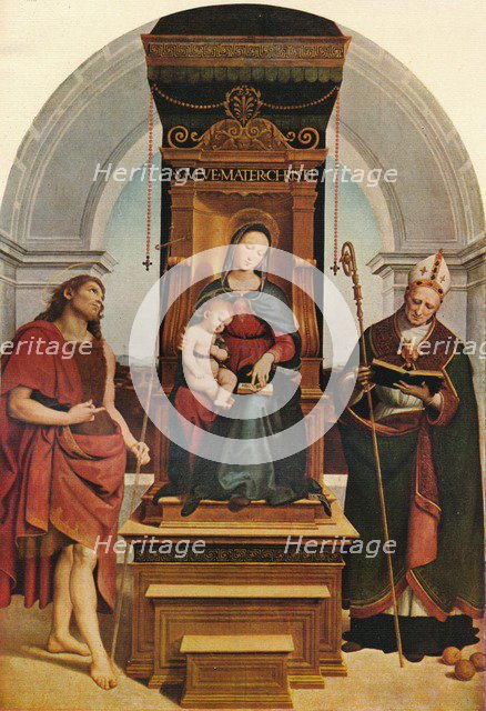 The Ansidei Madonna, 1505, (1911). Artist: Raphael