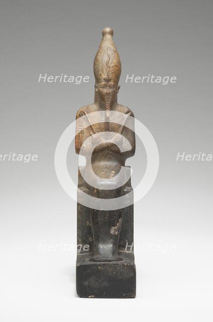 Statuette of Osiris, Egypt, Late Period, Dynasty 26 (664-525 BCE). Creator: Unknown.