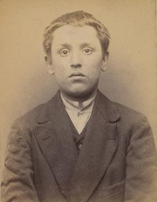 Colombo. Joseph (on Jean, Octave). 19 ans, né à Paris Xlle. Monteur en bronze. Anarchiste...., 1894. Creator: Alphonse Bertillon.