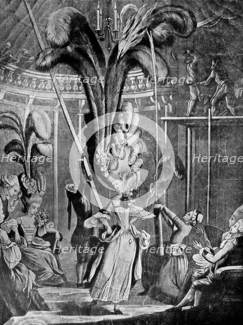 'Hints to the ladies to take care of their heads', 1776. Artist: Unknown