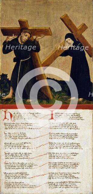 Christ bearing the Cross (verso), 1420. Creator: Anon.