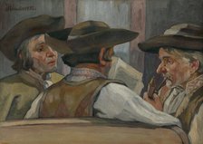 Politicians, 1937. Creator: Jozef Hanula.