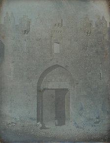 Damascus Gate, Jerusalem, 1842-44. Creator: Joseph Philibert Girault De Prangey.