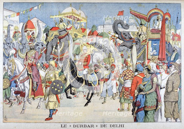 The Delhi Durbar, 1903. Artist: Unknown