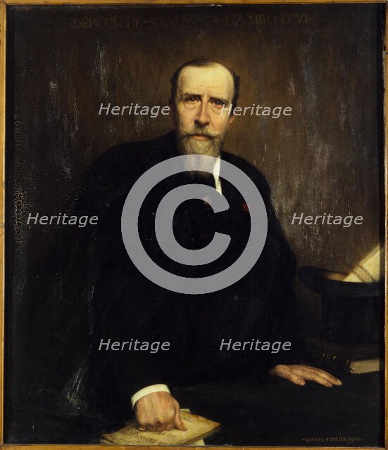 Portrait of Paul Toutléde (1846-1914), politician and writer, 1906. Creator: Gabriel Ferrier.