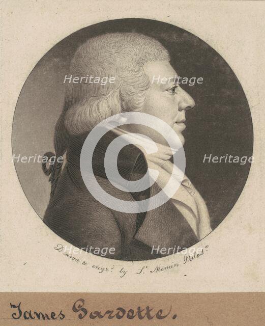 James Gardette, 1801. Creator: Charles Balthazar Julien Févret de Saint-Mémin.