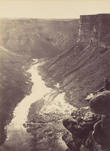 Grand Canyon, Colorado River, Near Paria Creek, Looking West, 1872. Creator: William H. Bell.