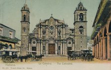 The Cathedral, Havana, Cuba, c1910. Artist: Unknown