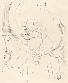 Coquelin the Elder (Coquelin aine), 1896. Creator: Henri de Toulouse-Lautrec.