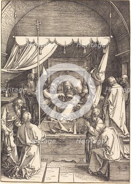 The Death of the Virgin, 1510. Creator: Albrecht Durer.