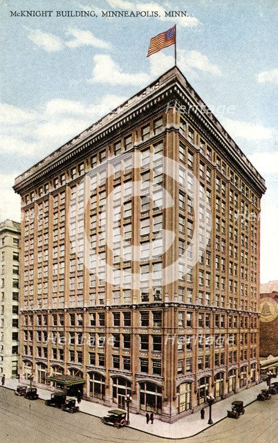 McKnight Building, Minneapolis, Minnesota, USA, 1914. Artist: Unknown