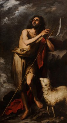 Saint John the Baptist in the Desert, 1665-1666. Creator: Murillo, Bartolomé Estebàn (1617-1682).