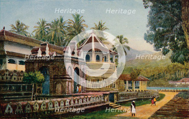 'The Temple of the Sacred Tooth, Kandy', 1913. Artist: Thyra Creyke-Clark.