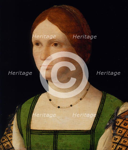 Portrait of a Young Woman, c1500. Creator: Francesco Bissolo.