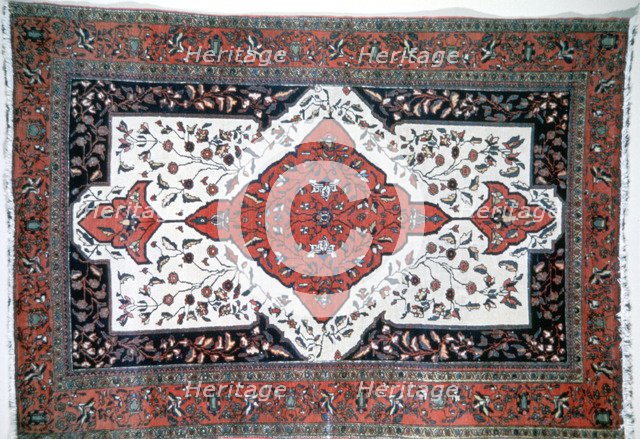 Sarouk rug, Persia. Artist: Unknown
