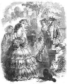 Paris Fashions for September, 1854. Creator: Unknown.