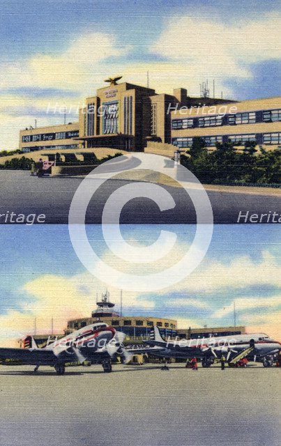 LaGuardia Airport, New York City, New York, USA, 1951. Artist: Unknown