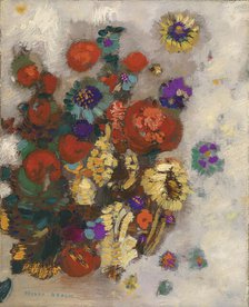 Bunch of Flowers. Creator: Redon, Odilon (1840-1916).