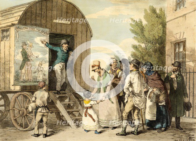 The Show, pub. c1821. Creator: John Augustus Atkinson (1775 - 1831) after.