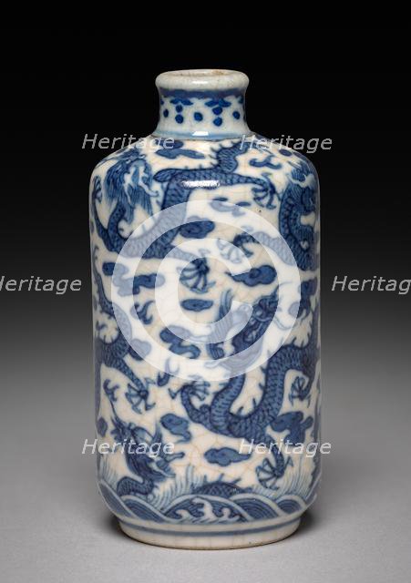 Snuff Bottle , 1661-1722. Creator: Unknown.