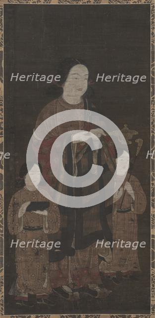 Shotoku Taishi and His Sons, 1300s. Creator: Unknown.