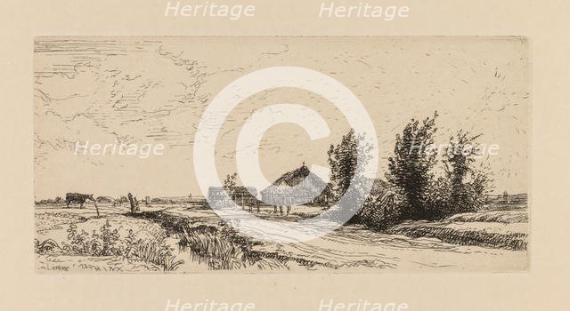 Auguste Lepère: Le petit gardeur de vaches. Creator: Auguste Louis Lepère (French, 1849-1918).