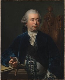 The Sculptor Jacques-François-Joseph Saly, 1772. Creator: Jens Juel.