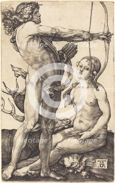 Apollo and Diana, 1504/1505. Creator: Albrecht Durer.