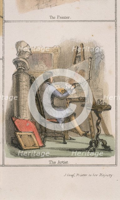 'The Artist', c1845. Artist: Benjamin Waterhouse Hawkins