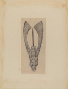 Fish Spear, 1935/1942. Creator: George B. Wally.