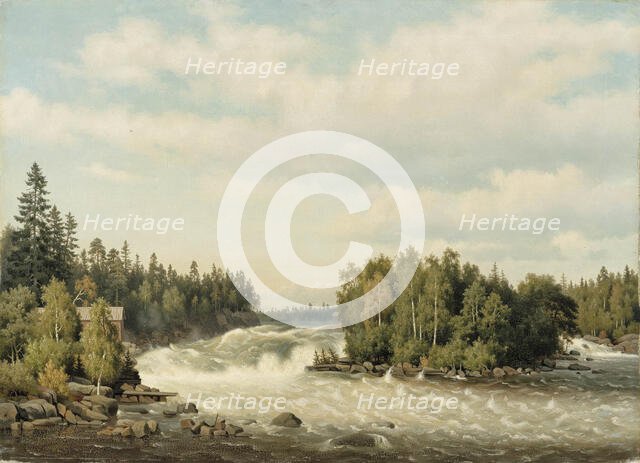 Anjalankoski Rapids, 1879. Creator: Ferdinand von Wright.