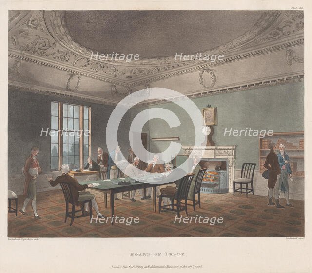 Board of Trade, October 1, 1809., October 1, 1809. Creator: J. Bluck.