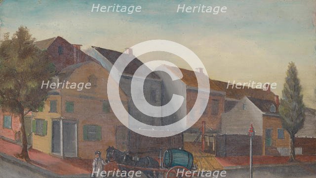 Tea water pump, 1870s. Creator: William P. Chappel.