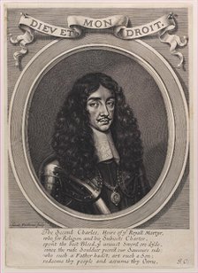 King Charles II, 1660-70. Creator: William Faithorne.