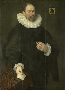 Portrait of Paulus Cornelisz van Beresteyn (1548-1625), Burgomaster of Delft, 1592. Creator: Jacob Willemsz. Delff the Elder.