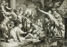 The Raising of Lazarus, c1600. Creator: Jan Muller.