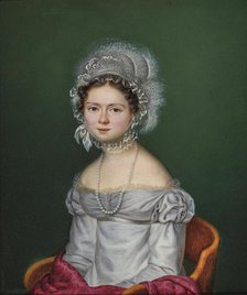 Portrait of Queen Pauline Therese of Württemberg (1800-1873), First quarter of 19th century. Creator: Stirnbrand, Franz Seraph (ca 1788-1882).