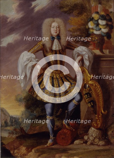 A Man in Fancy Dress, Early 18th cen.. Artist: German master  