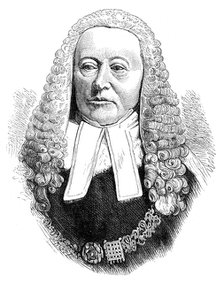 Sir Alexander Cockburn, Lord Chief Justice of England, (late 19th century). Artist: Unknown