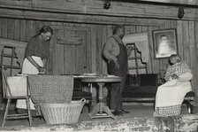 Woman ironing, 1935 - 1939. Creator: Unknown.