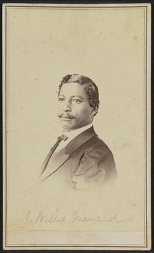 Carte-de-visite portrait of John W. Menard, 1868-1870. Creator: William H. Leeson.