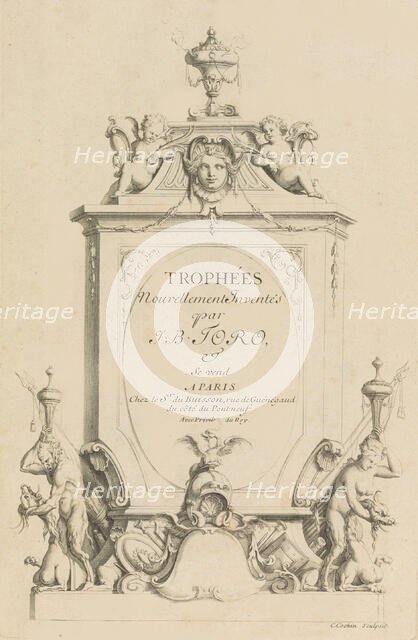 Trophées Nouvellement Inventez par J.B. Toro (Title Page), 1716., 1716. Creator: Jean Bernard Toro.