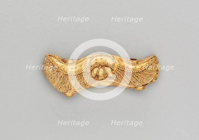 Set of Pendants Ending in a Bull's Head, 185-72 BC. Creator: Unknown.