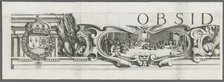 The Siege of La Rochelle: Plate 1, 1628-1630. Creator: Jacques Callot (French, 1592-1635); Abraham Bosse (French, 1602-1676), and.