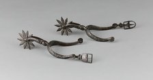 Pair of Spurs, Europe, early 17th century. Creator: Unknown.