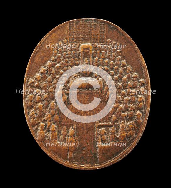 Parliament Assembled in One House [reverse], 1650. Creator: Thomas Simon.