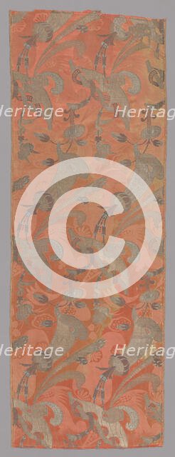 Length of Woven Silk, France, 1700-1705. Creator: Unknown.